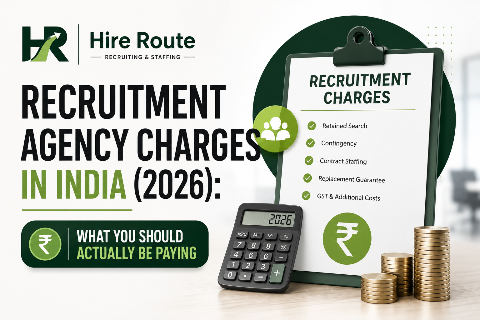 Recruitment agency charges in India — 2026 fee guide