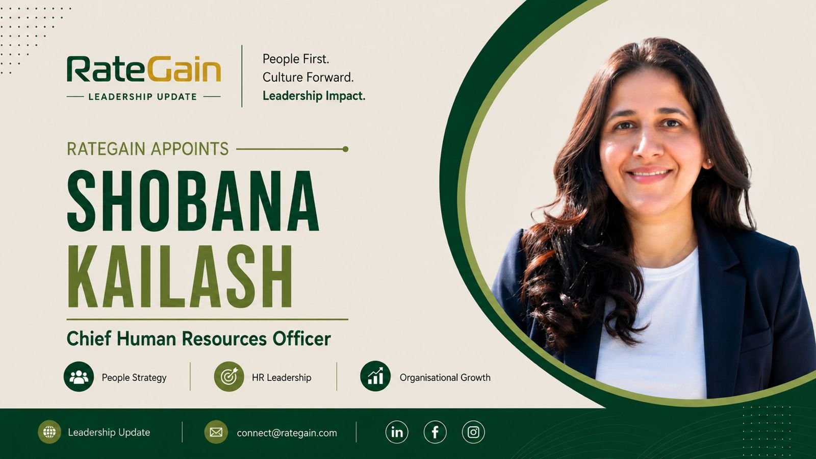 Shobana Kailash appointed Chief Human Resources Officer of RateGain